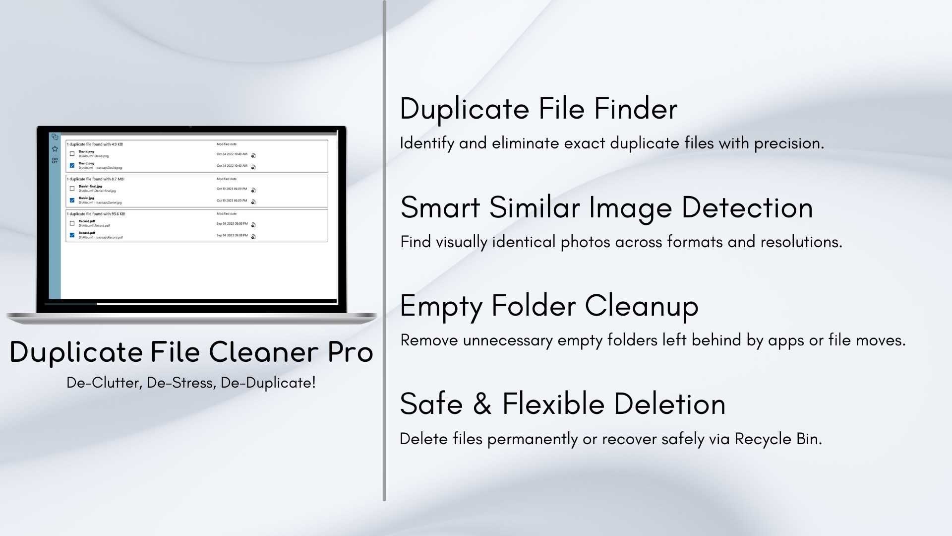 Duplicate File Cleaner Pro screenshot