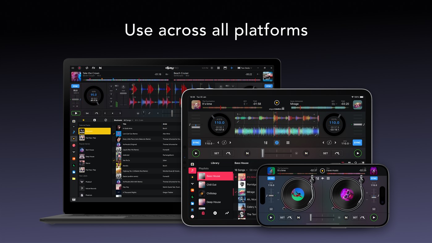 #4. djay Pro - DJ App & AI Mixer (Windows) 게시자: Algoriddim