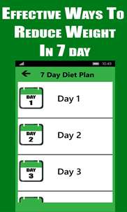Diet Plan -Weight loss in 7days screenshot 3