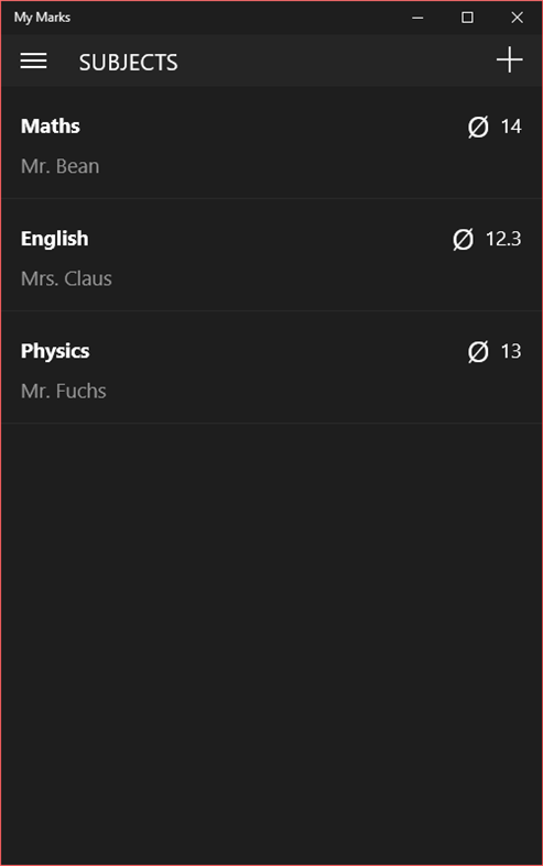 #1. My Marks 10 (Windows) Podle: Pascal Michler