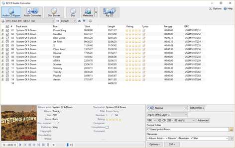 EZ CD Audio Converter Screenshots 1