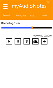 myAudioNotes - Free voice recorder screenshot 6