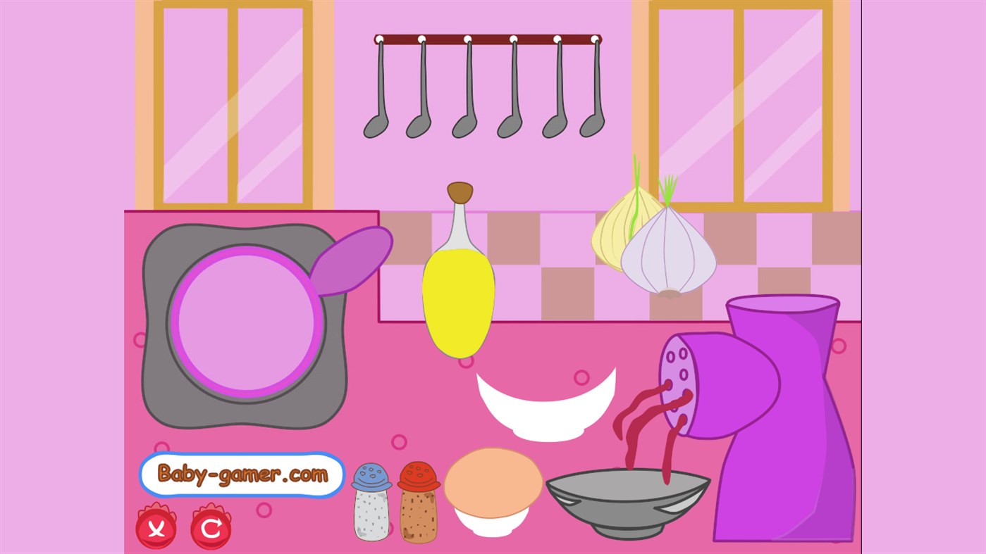 #2. Cutlet cooking food game (Windows) By: Vera Polyachenko