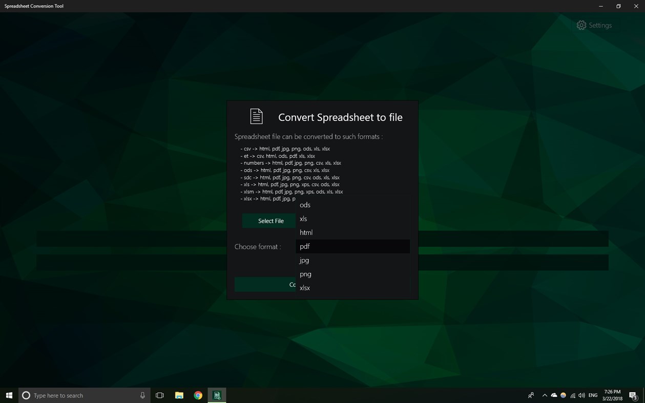 #3. Spreadsheet Conversion Tool (Windows) Με: Roxy