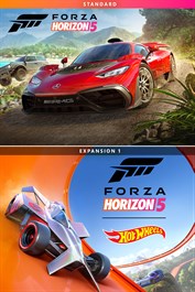 Lot comprenant Forza Horizon 5 PLUS Hot Wheels