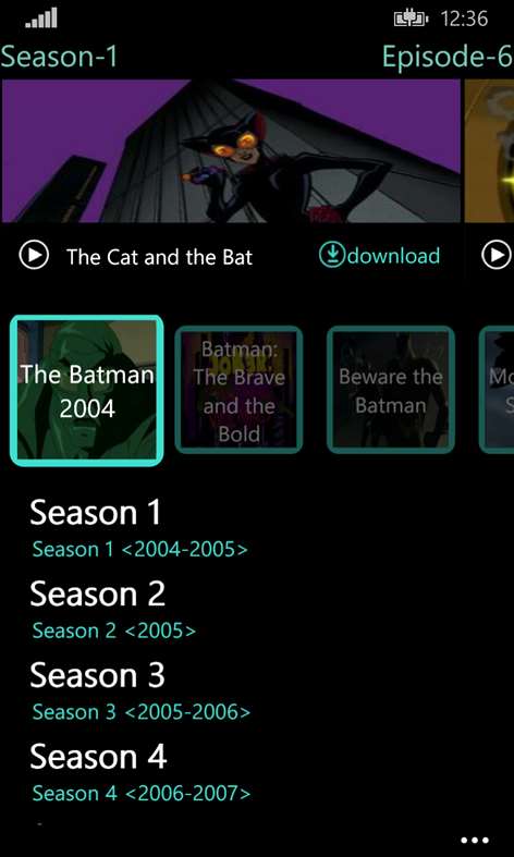 Batman Animated TV Screenshots 1