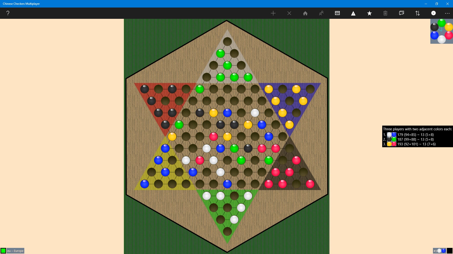 chinese checkers opening moves