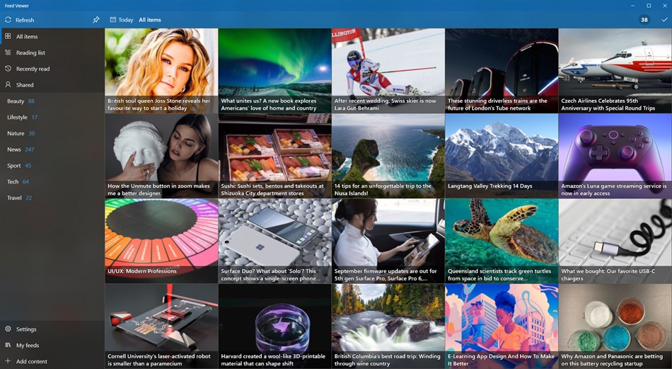 Feed Viewer (Windows) Podle: Vaclav Dajbych