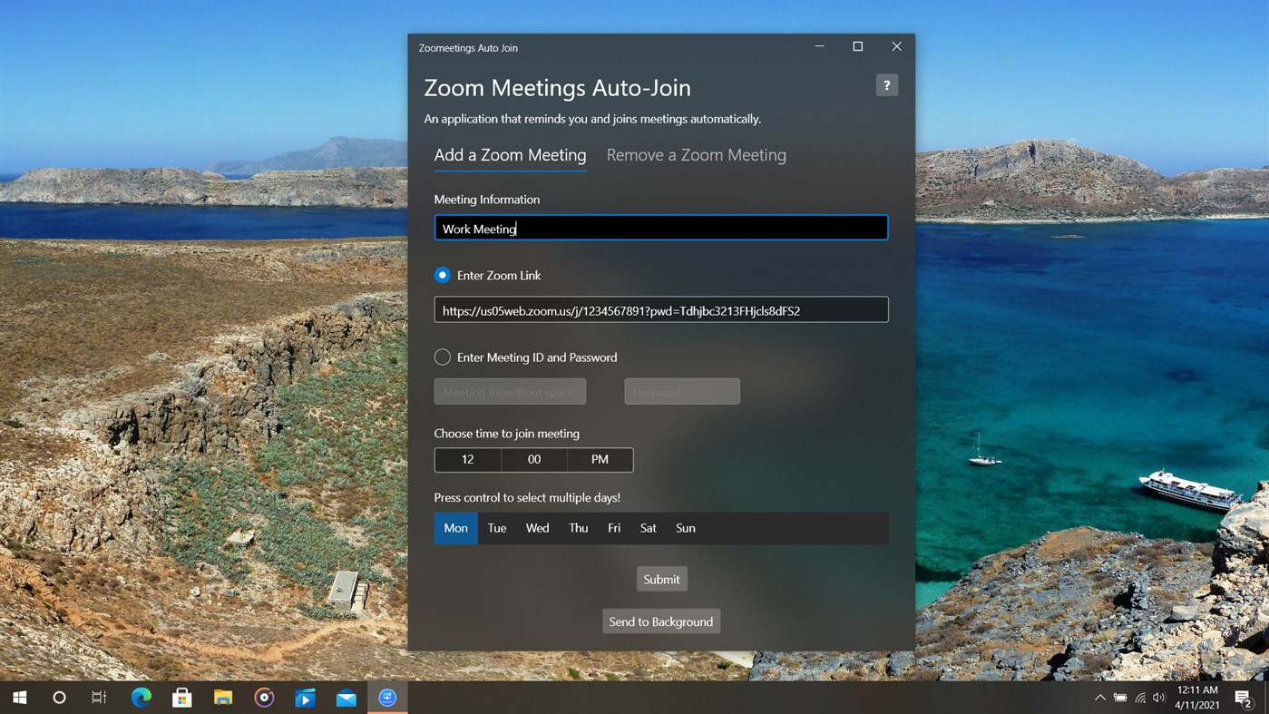 #1. Virtual Meetings Auto Join (Windows) Podle: mvkapps