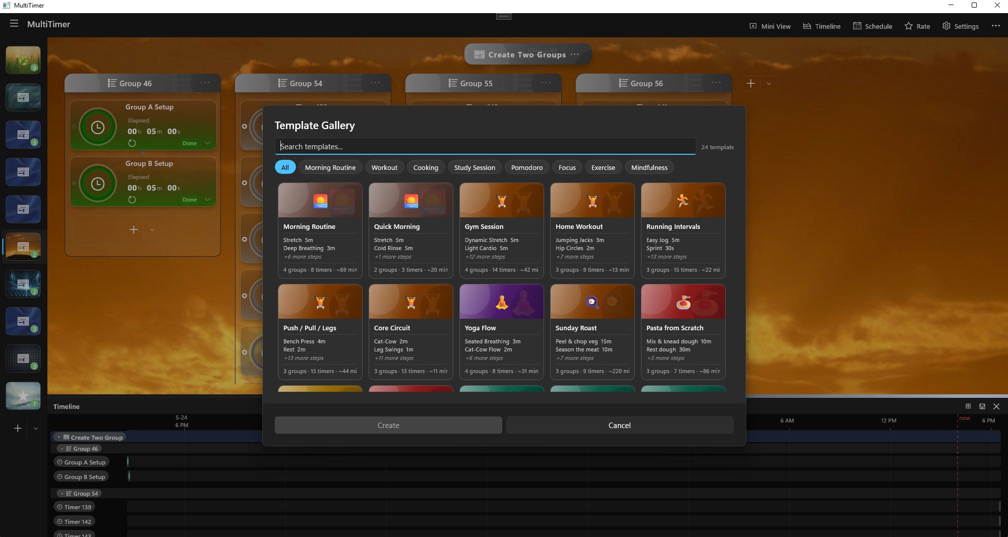 MultiTimer screenshot