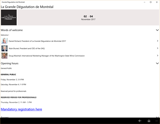 Grande Dégustation de Montréal screenshot 3