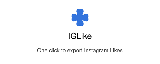 IGLike - Export Instagram Likes (email) marquee promo image