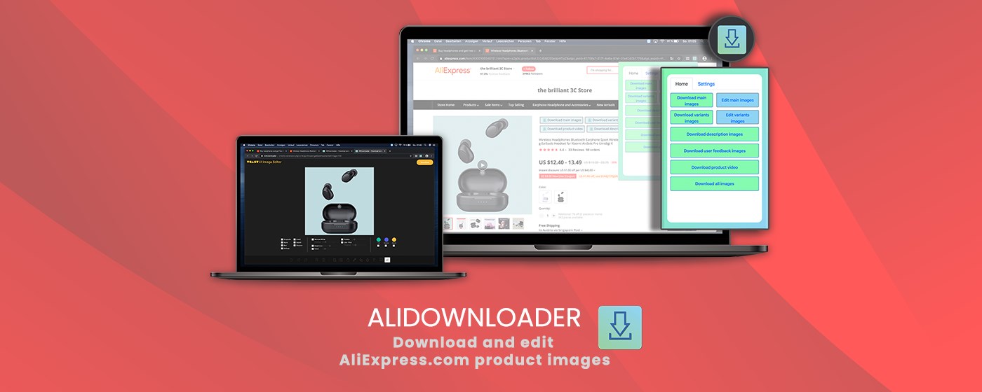 AliDownloader | Download AliExpress images marquee promo image