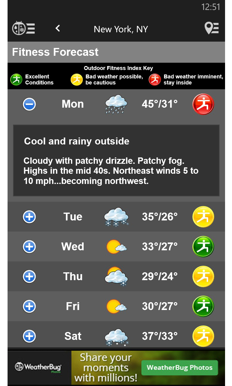 Weatherbug Windows 10 : FluentWeather – GEYE