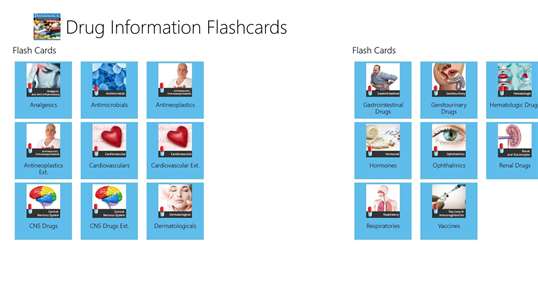 Drug Information Flash Cards screenshot 1