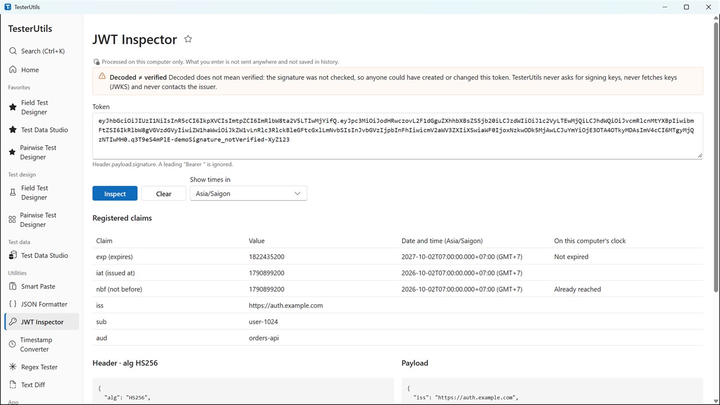 #5. TesterUtils (Windows) Von: HuyNguyenVN