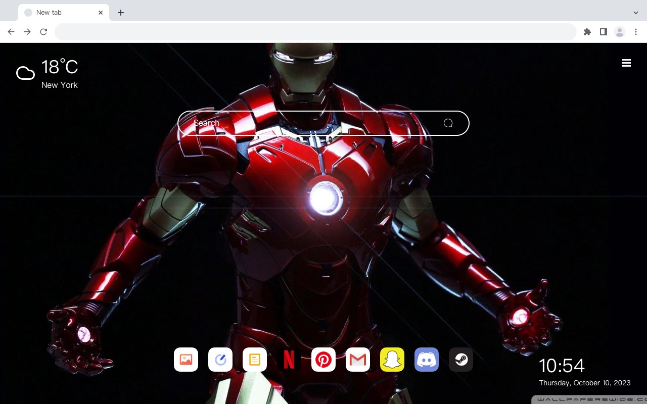 "Iron Man" Theme 4K Wallpaper HomePage