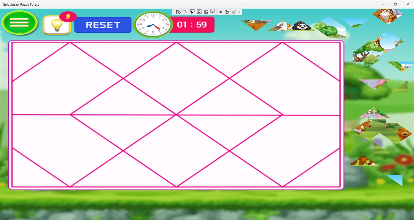 #6. Epic Jigsaw Puzzle Forest (Windows) 由: Kishan Ghaghada
