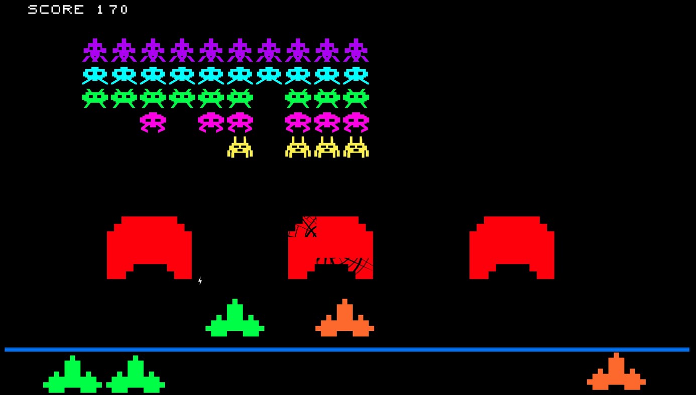 #4. Retro Invaders (Windows) Tekijänä: A-Z Computers