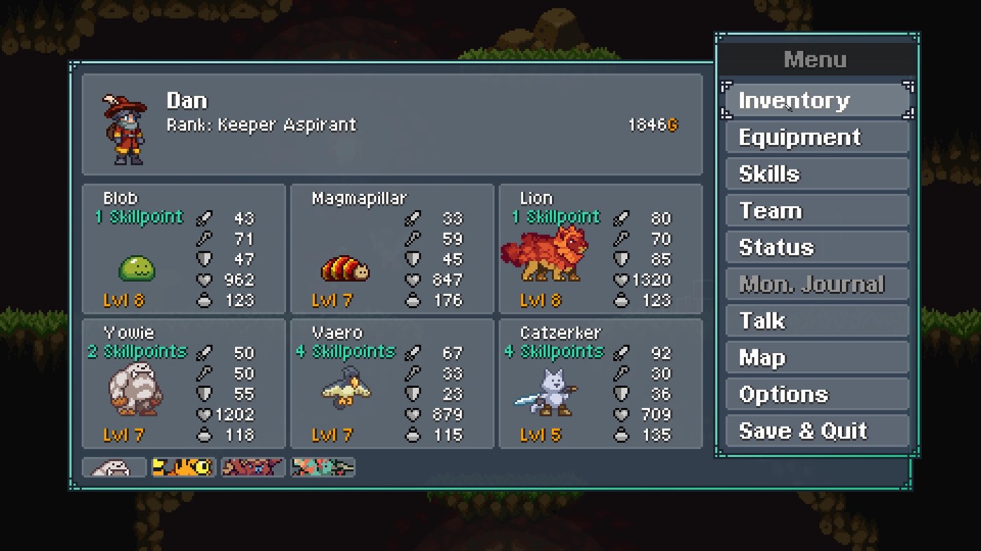 #4. Monster Sanctuary (Xbox) โดย: Team17 Digital Ltd.