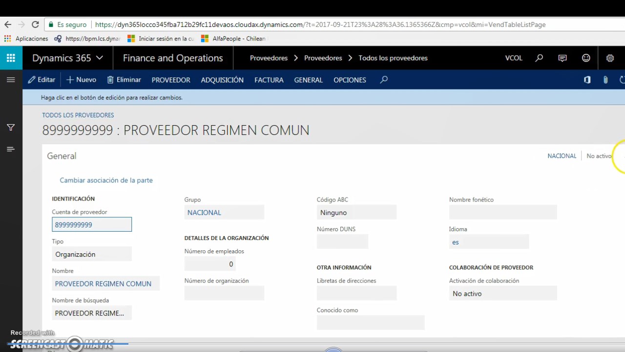 Snapshot 3 of Colombia Localization Pack