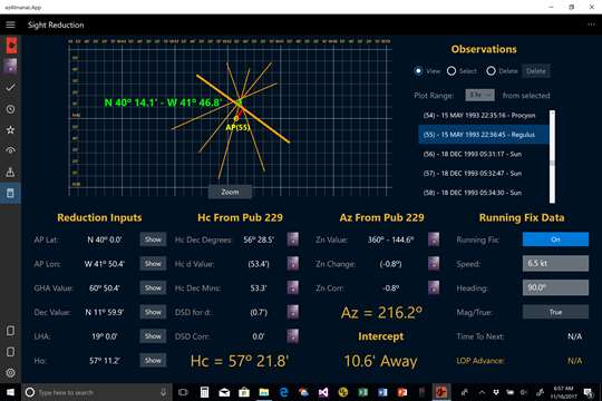 ezAlmanac Celestial Navigation screenshot 5