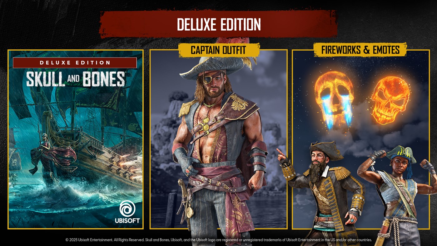 #1. Skull and Bones Deluxe Edition (Xbox) By: Ubisoft