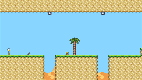 Solar Machina 遊戲中需要精確跳躍與利用機關的挑戰關卡。