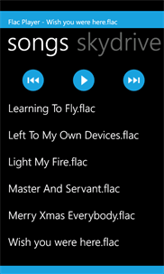 Flac Player screenshot 1