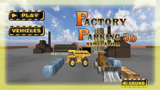Factory Parking 3D Simulation screenshot 1