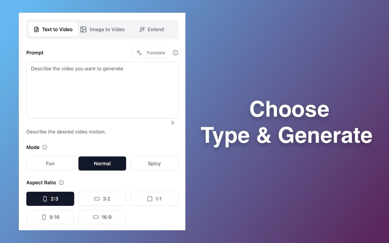 Grok Video Generator - Create Videos from Text & Images