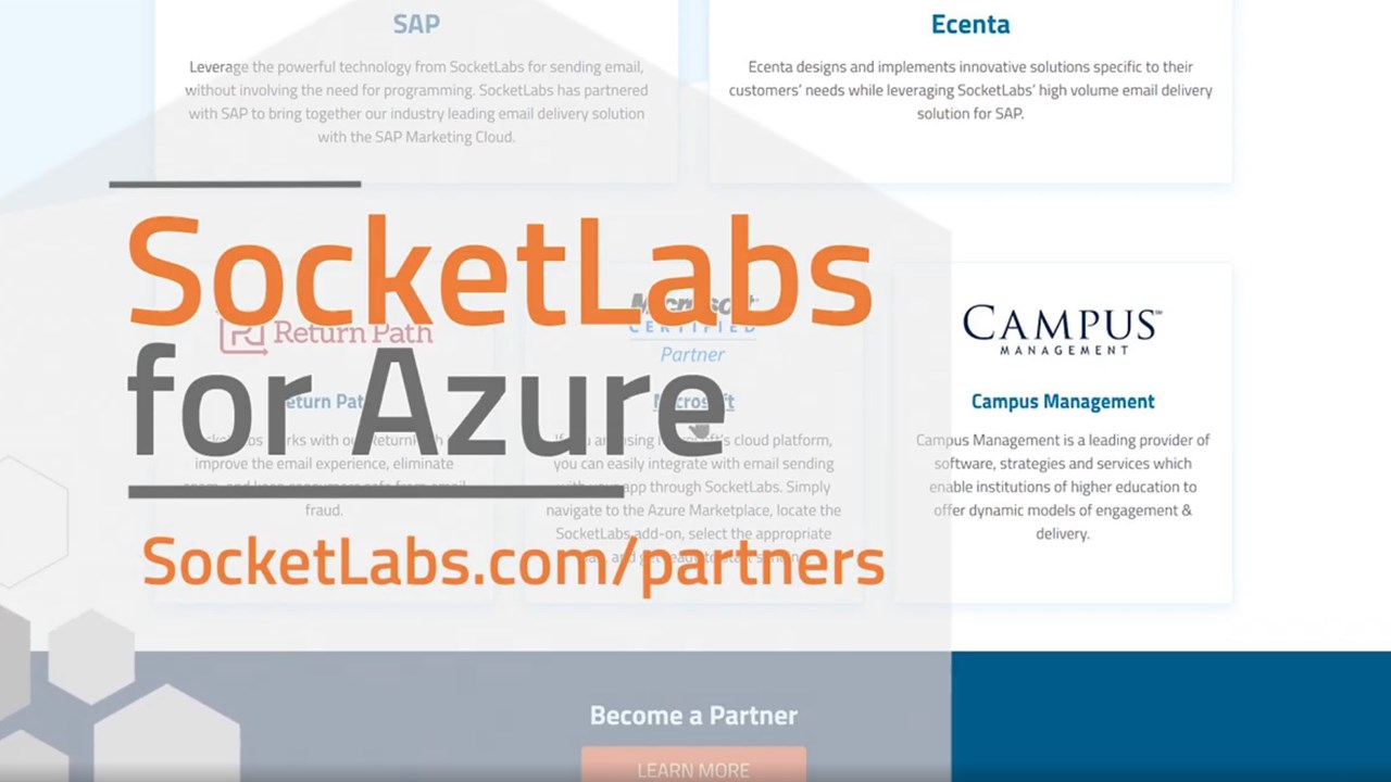 Snapshot 1 of SocketLabs Email Service