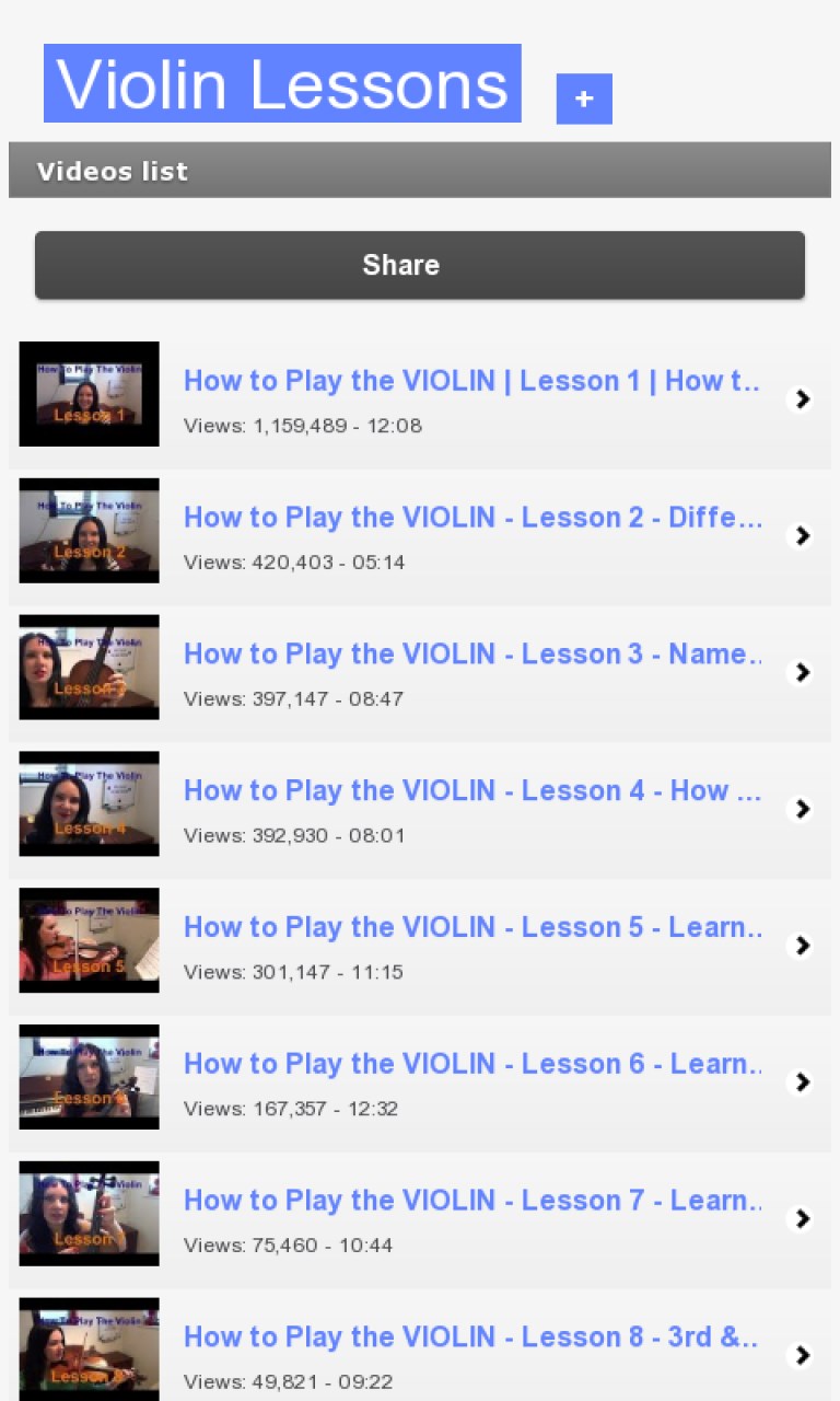 Screenshot 3 Violin Lessons windows