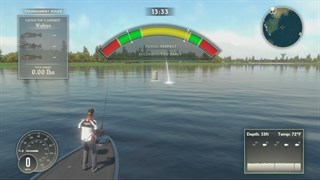 Rapala Pro Bass Fishing Xbox 360 Video Game Tested w/Manual 47875764255