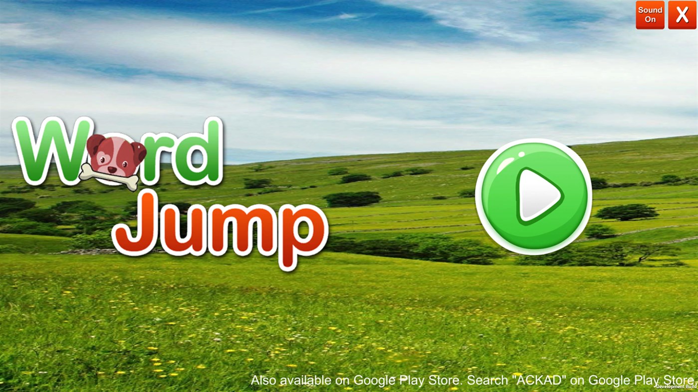 #1. Word Jump Game (Windows) 由: ACKAD Developer