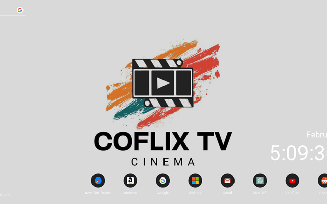 Coflix TV Wallpaper New Tab