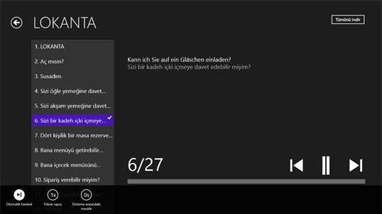 Seyahat konuşma kılavuzu screenshot 3