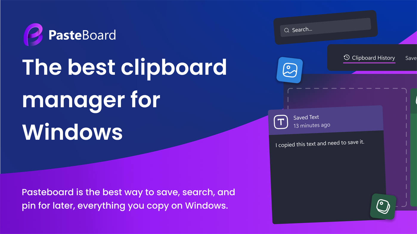 #1. Pasteboard | Clipboard Manager (Windows) Przez: SoFriendly LLC