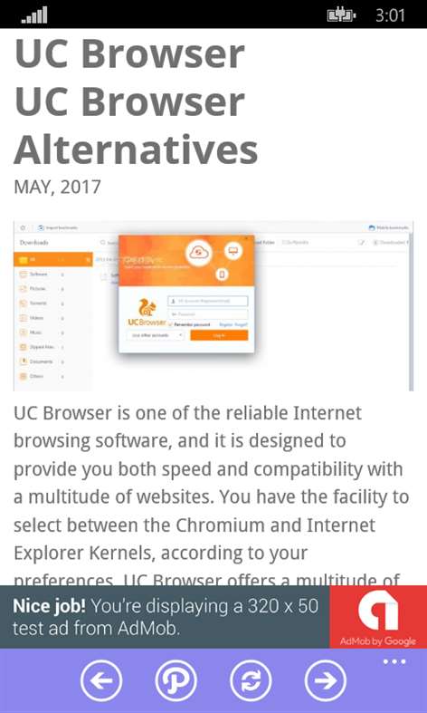 UCBrowser Alternatives Screenshots 1