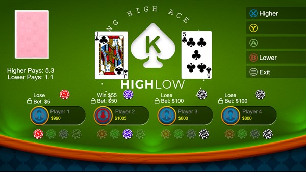 Casino High Low — 9
