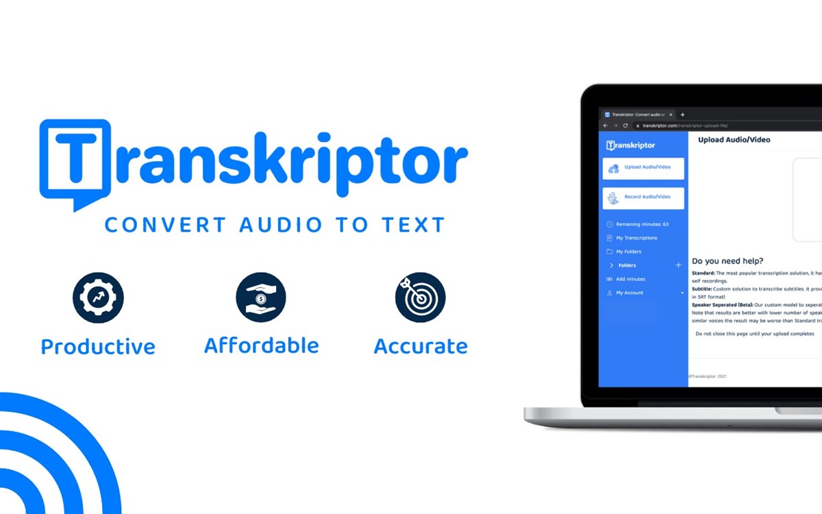 Transkriptor: Transcribe Audio to Text