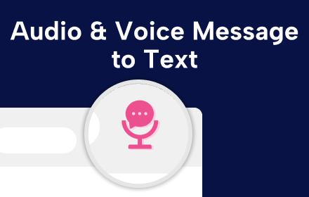 Audio & Voice Message to Text | WASBB.COM small promo image