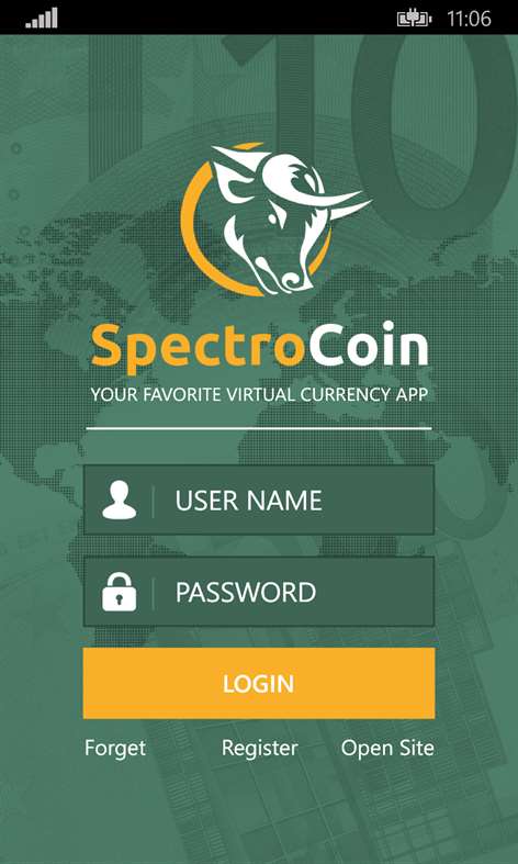 SpectroCoin Screenshots 1
