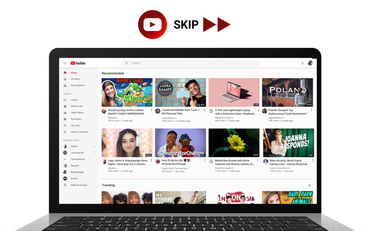 Skip button automation