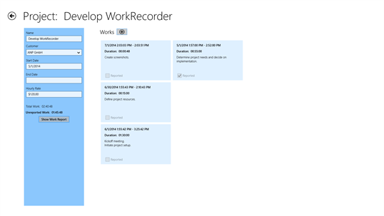 Work Recorder screenshot 4