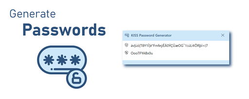 KISS Password Generator marquee promo image