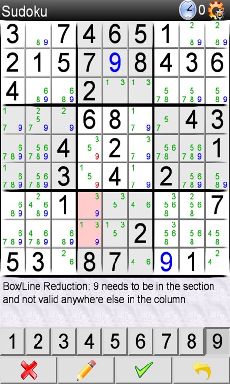 #1. Sudoku (Free) (Windows) بواسطة: GASP Mobile Games Inc