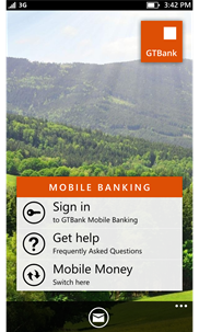 GTBank Mobile screenshot 1