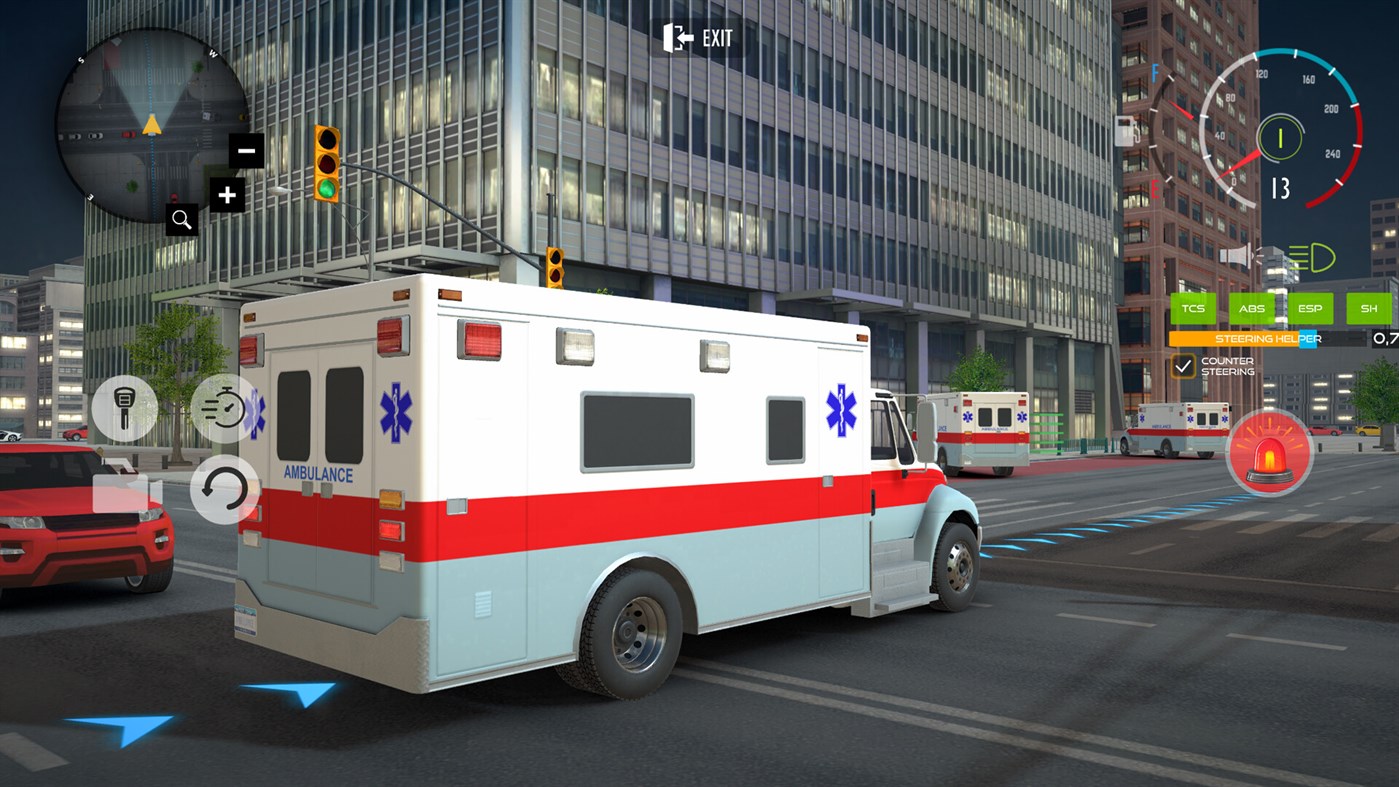 #1. City Ambulance Car Driving (Windows) By: INSPECTOR STUDIOS TEKNOLOJI BILISIM YAZILIM PAZARLAMA LTD. STI.