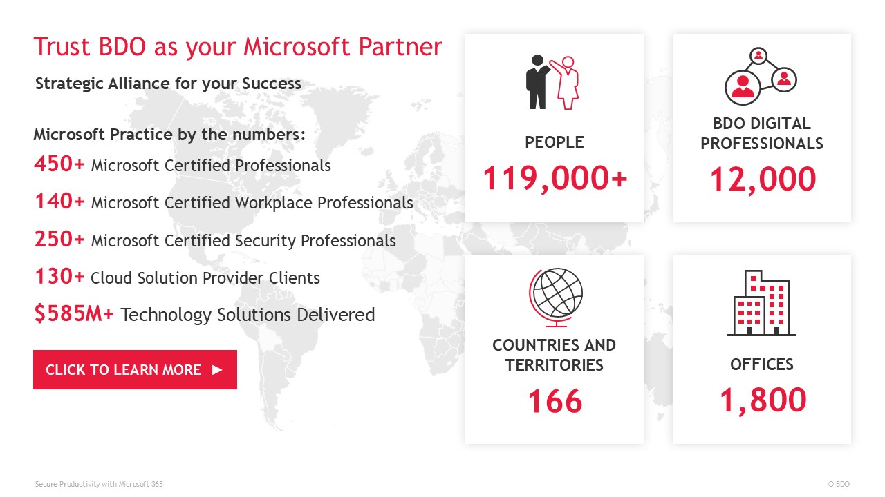 Snapshot 5 of Secure Productivity with Microsoft 365 Proof of Value & Implementation